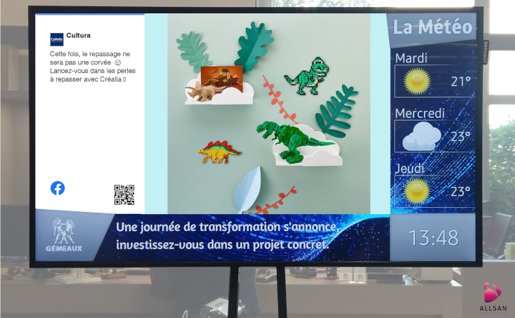 solution affichage d'écran dynamique allsan