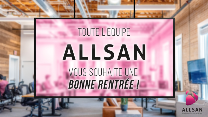 solution affichage d'écran dynamique allsan
