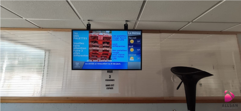 solution affichage d'écran dynamique allsan