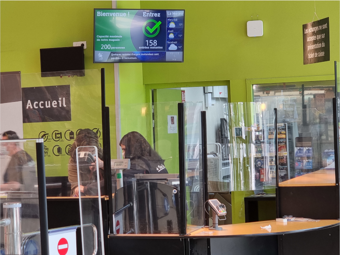 Solution comptage client magasin