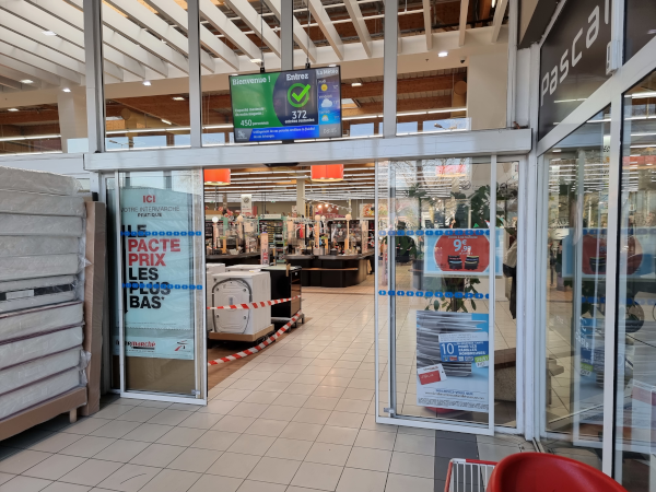 Solution comptage clients grande-surface