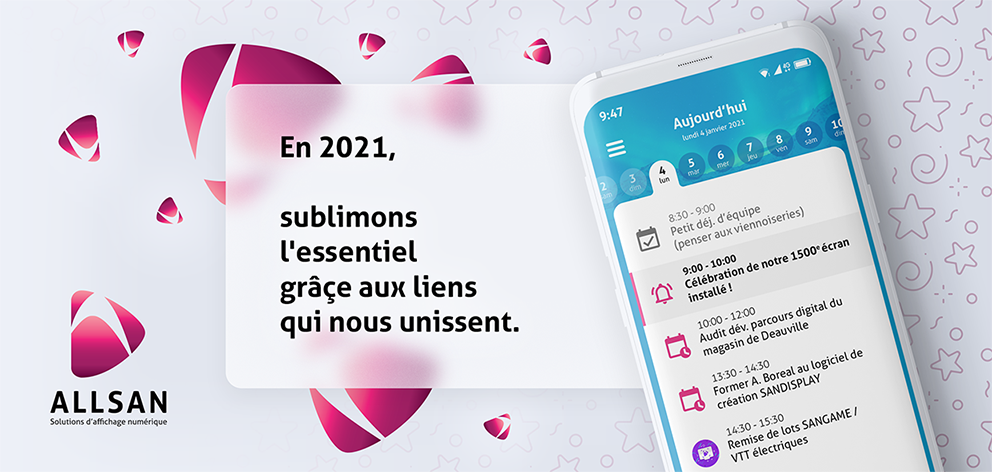 solution affichage d'écran dynamique allsan