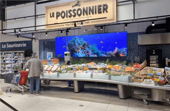 panneau LED Intermarché Equemauville