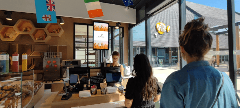 Affichage dynamique boulangerie