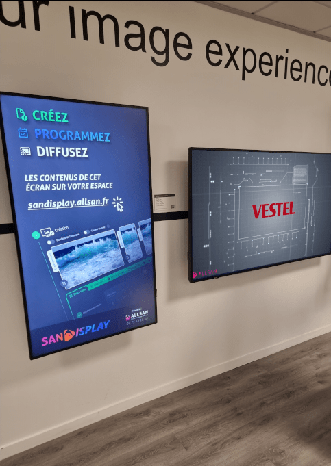 Partenariat affichage dynamique VESTEL