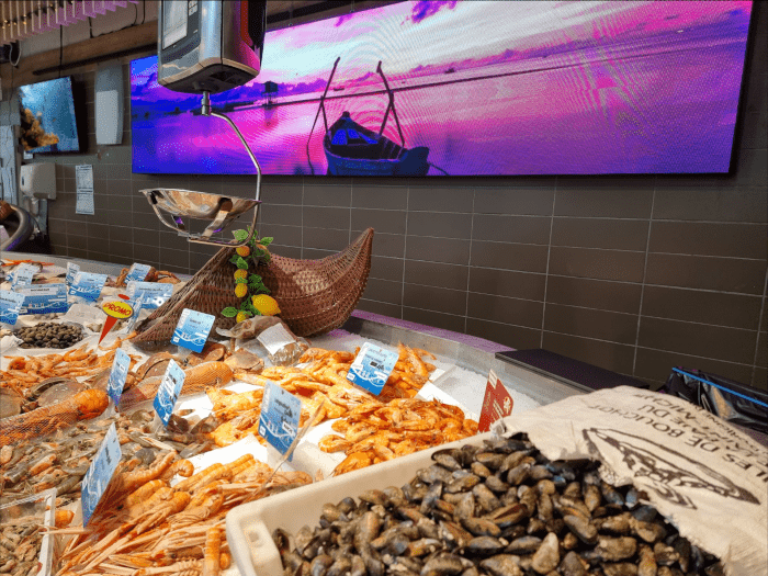 Bandeau LED affichage dynamique magasin