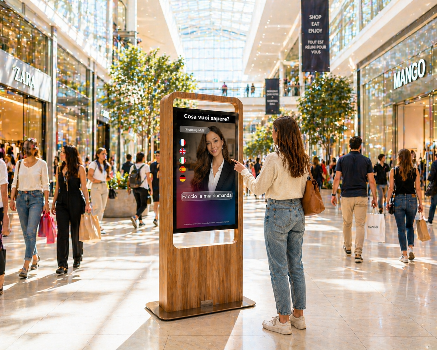 Sania wood centre commerciale IA mall